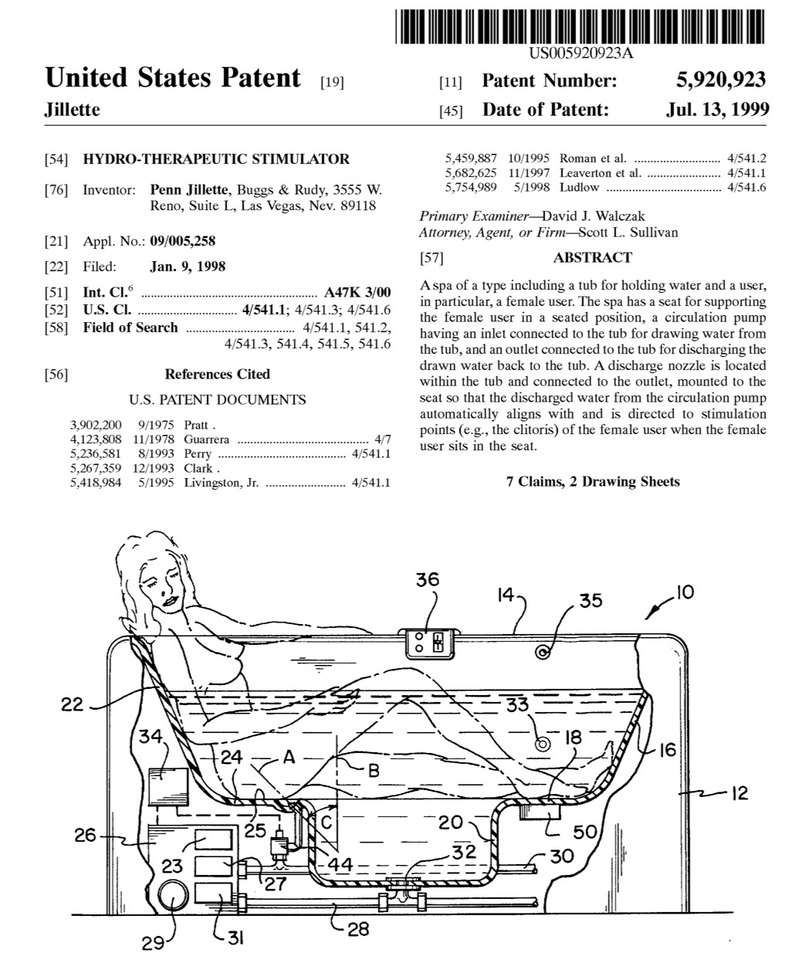 Illustration for article titled Penn Jillette's Masturbating Bathtub for Women